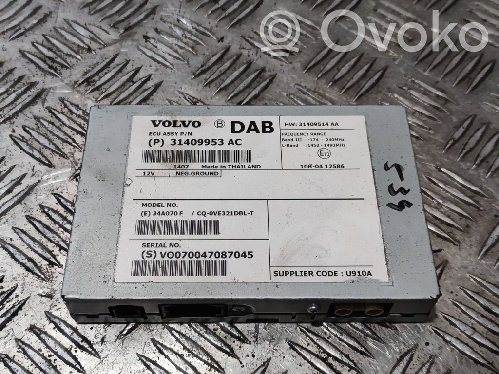 Volvo S60 Autres unités de commande / modules 