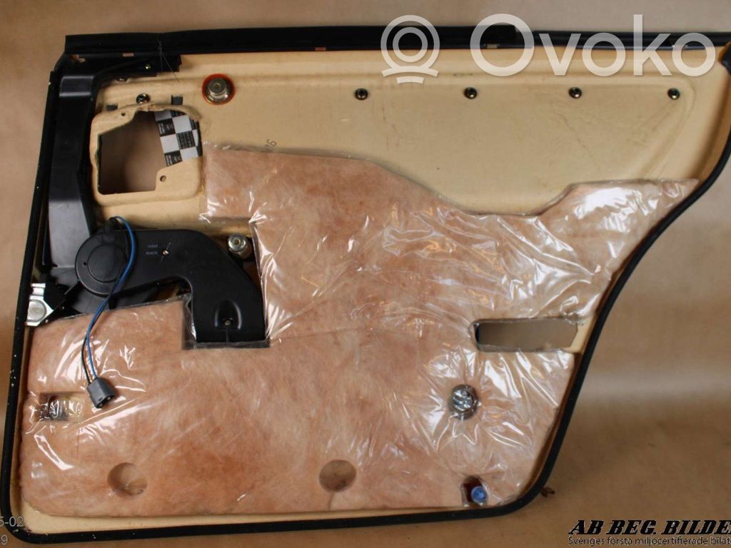 Front door card panel trim