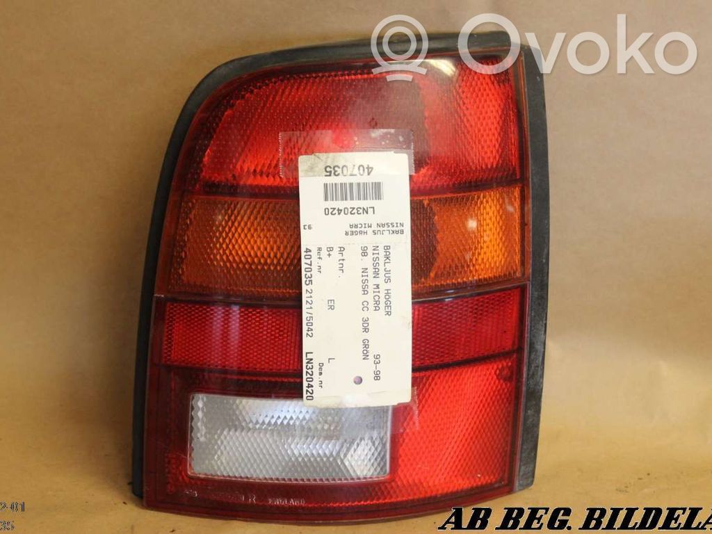 Rear/tail lights