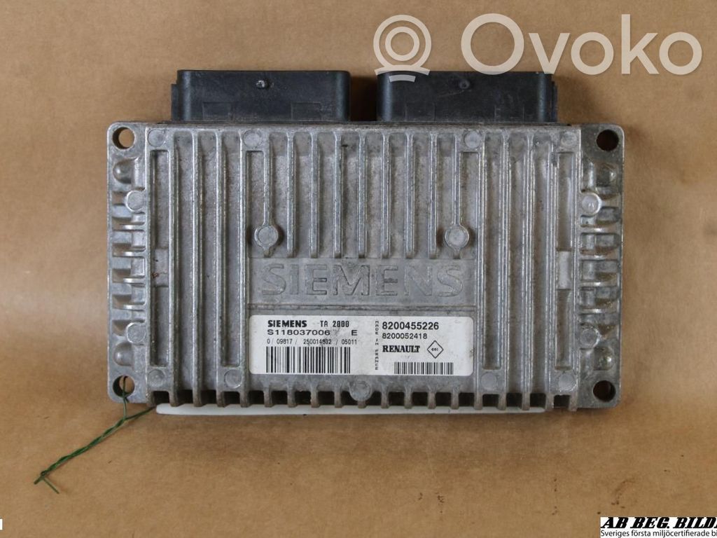 Unité de commande / module d'injection   8200455226