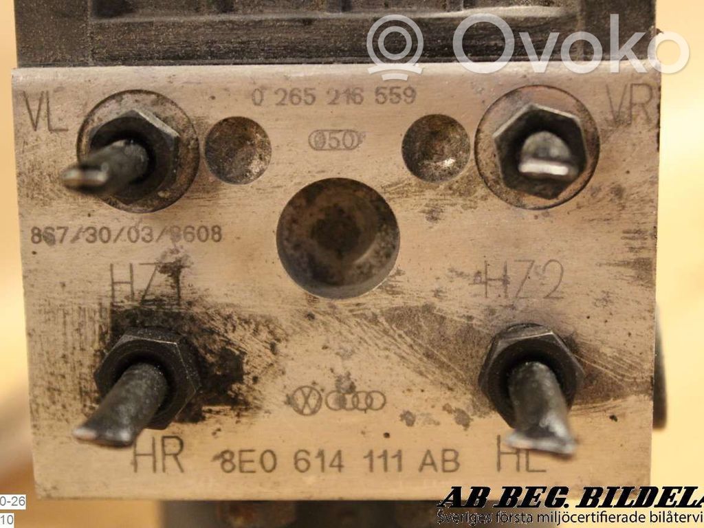 ABS-pumppu   8E0614111AB,0265216559