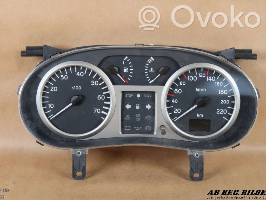 Renault Clio II Speedometer (instrument cluster) 