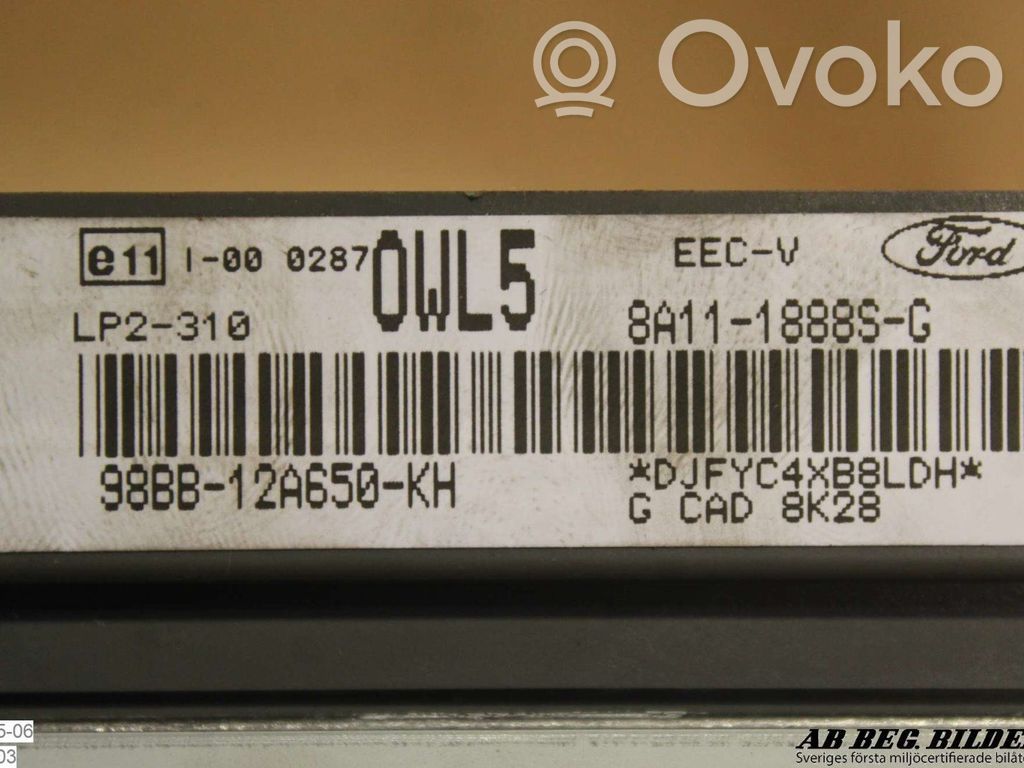 Ford Mondeo MK II Injection control unit/module 