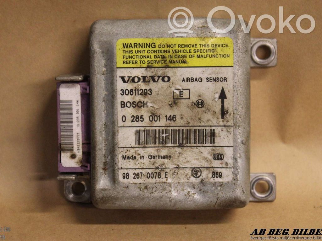 Airbag control unit/module   0285001146,30611293