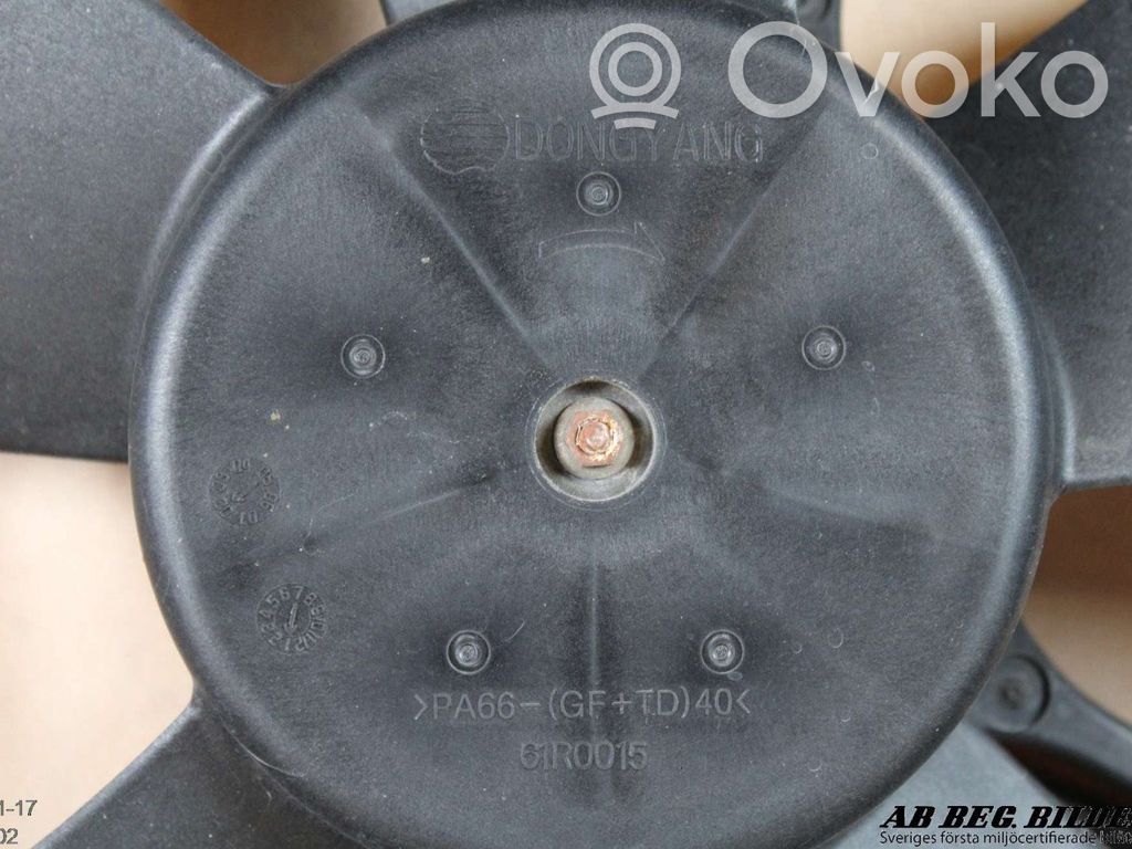 Chevrolet Kalos Electric radiator cooling fan 