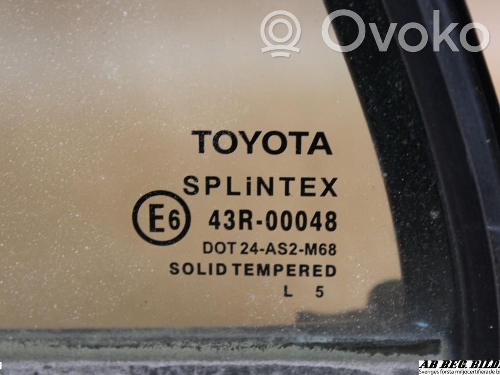 Toyota Corolla E120 E130 Rear vent window glass 
