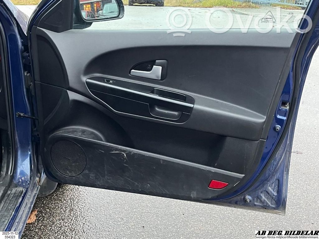 Front door card panel trim