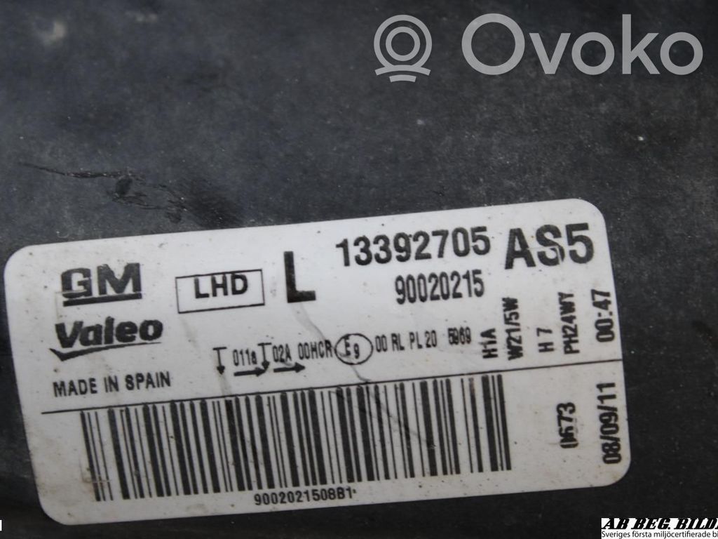 Opel Corsa D Headlight/headlamp 