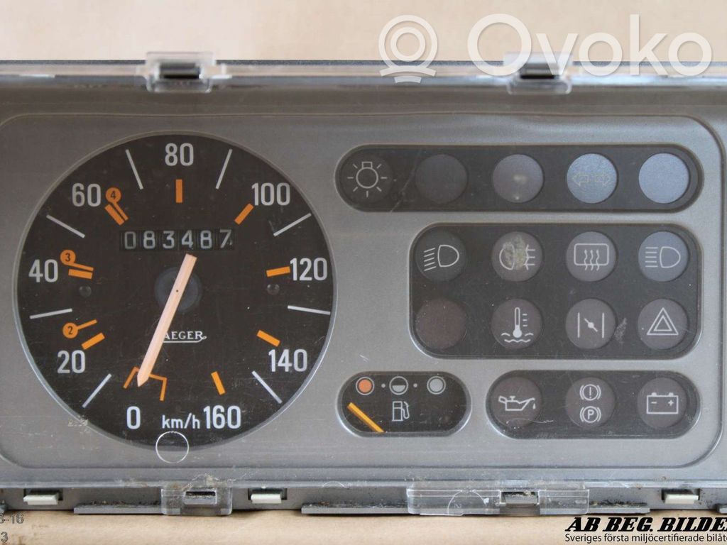 Speedometer (instrument cluster)   8228007,7700757078