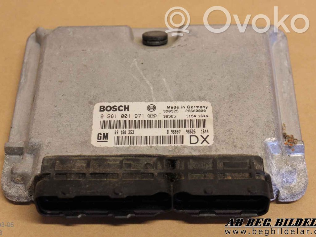 Opel Astra G Unitate control motor/modul ECU