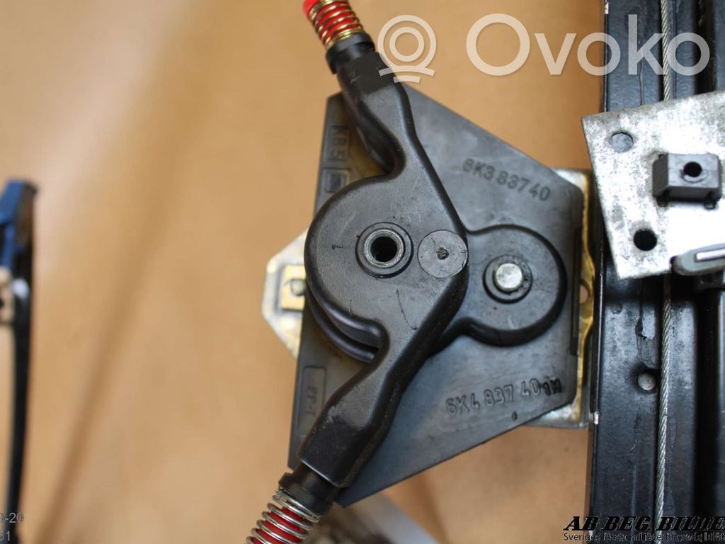 Volkswagen Polo III 6N 6N2 6NF Priekšpusē elektriskais loga pacelšanas mehānisms bez motoriņa