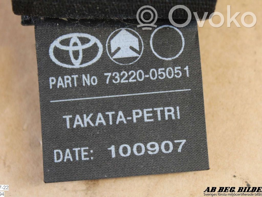 Toyota Avensis T250 Saugos diržas priekinis 