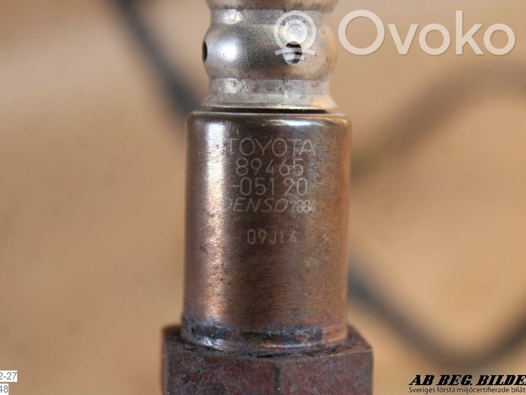 Toyota Avensis T250 Sensore della sonda Lambda