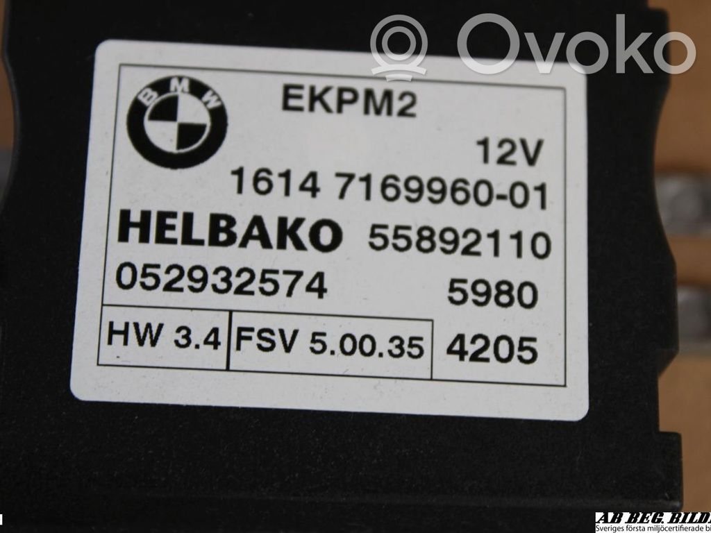 BMW 3 E90 E91 Steuergerät Hochdruckkraftstoffpumpe 