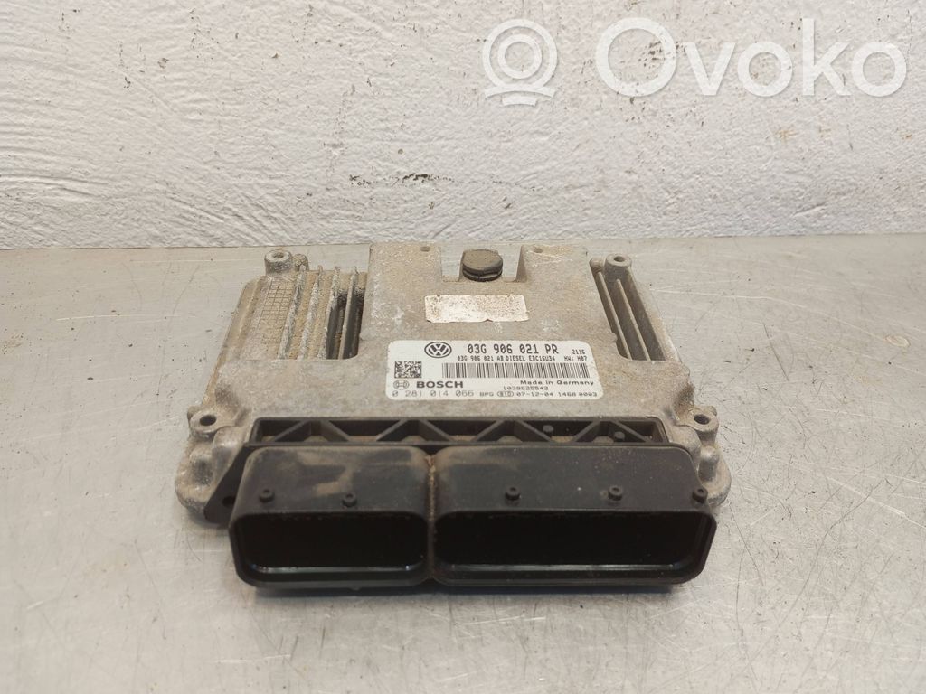 Engine control unit/module   03G906021PR,03G906021AB,0281014066