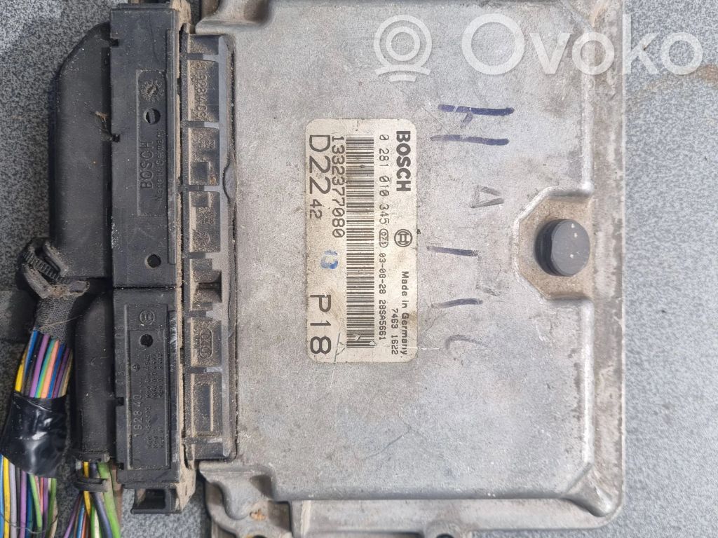 Engine control unit/module   1332377080,0281010345