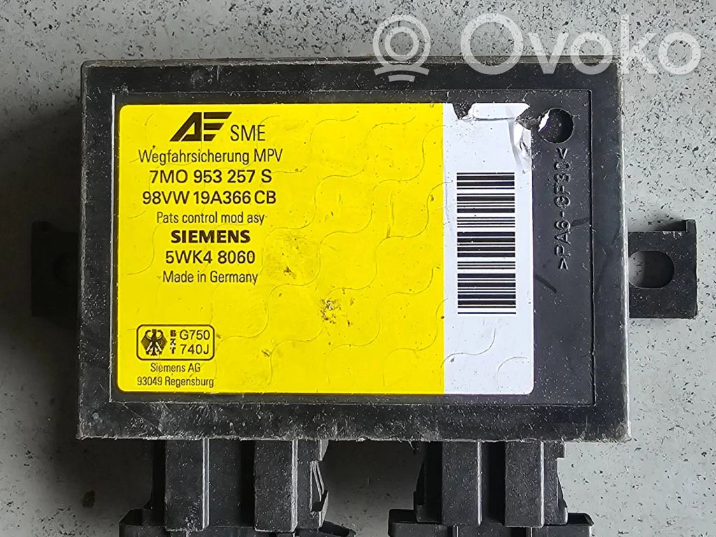 Volkswagen Sharan Other control units/modules 