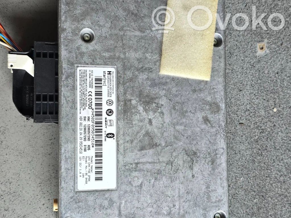 Skoda Octavia Mk2 (1Z) Unidad de control/módulo del teléfono 