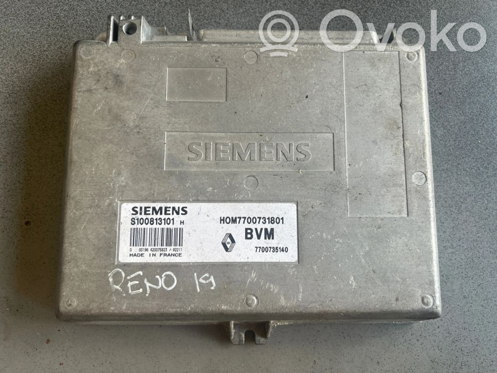 Renault 19 Engine control unit/module 