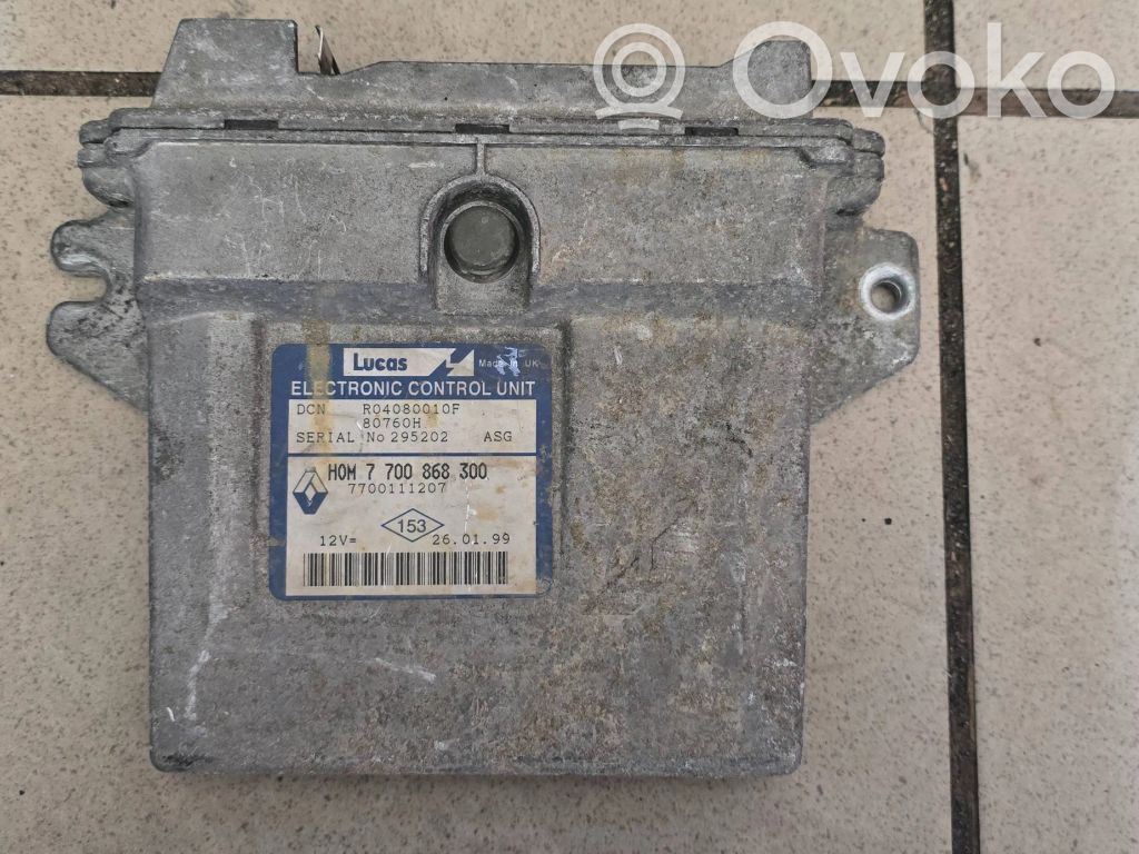 Renault Kangoo I Engine control unit/module 