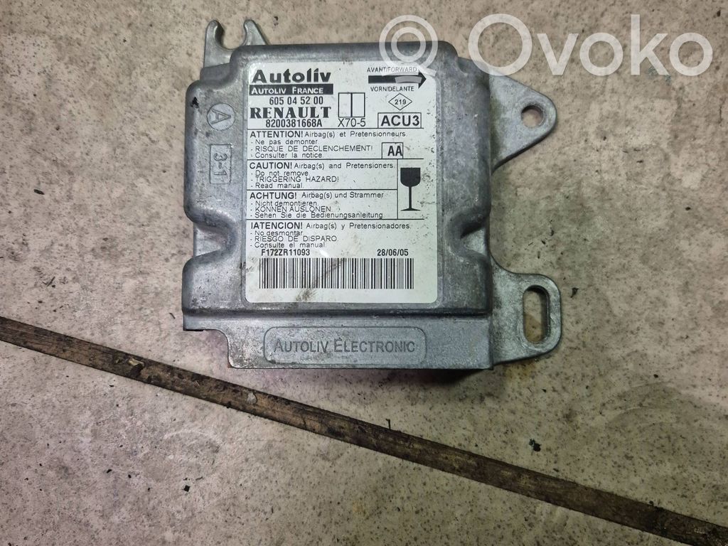 Renault Master II Airbag control unit/module 