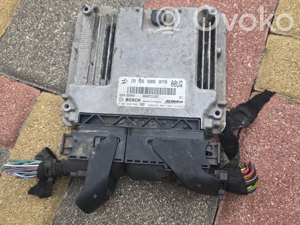 Engine control unit/module   55585979,0281018783,55579447