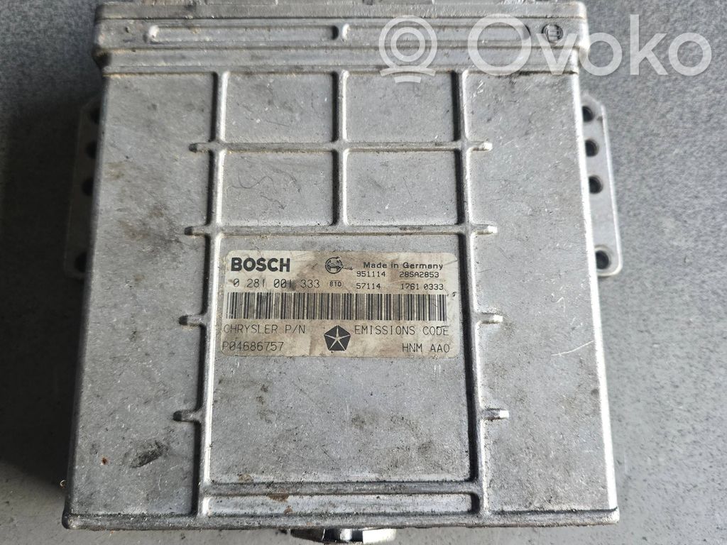 Engine control unit/module   28SA2853,P04686757,0281001333