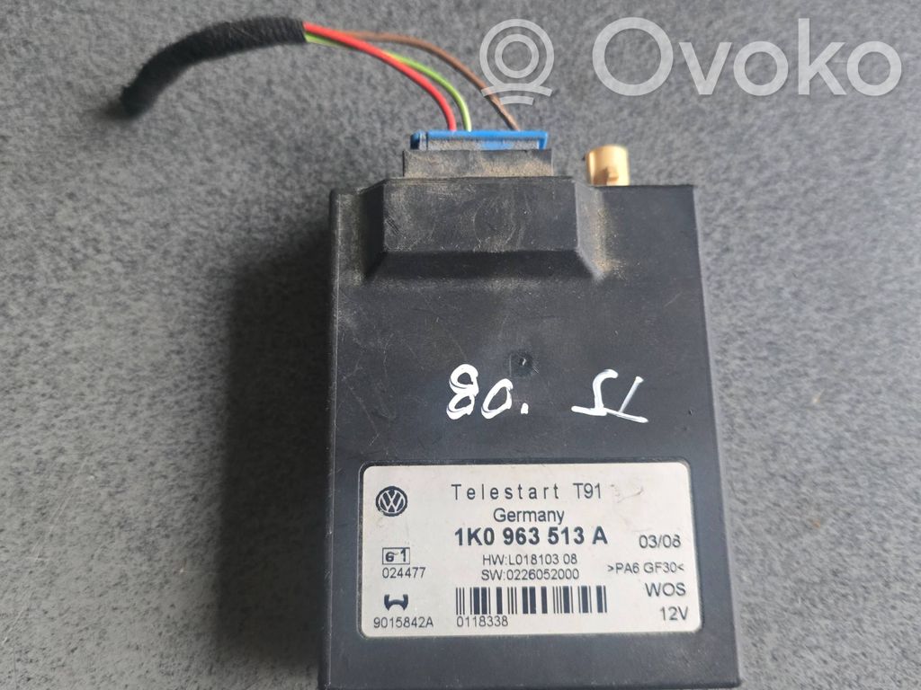 Volkswagen Multivan T5 Auxiliary heating control unit/module 