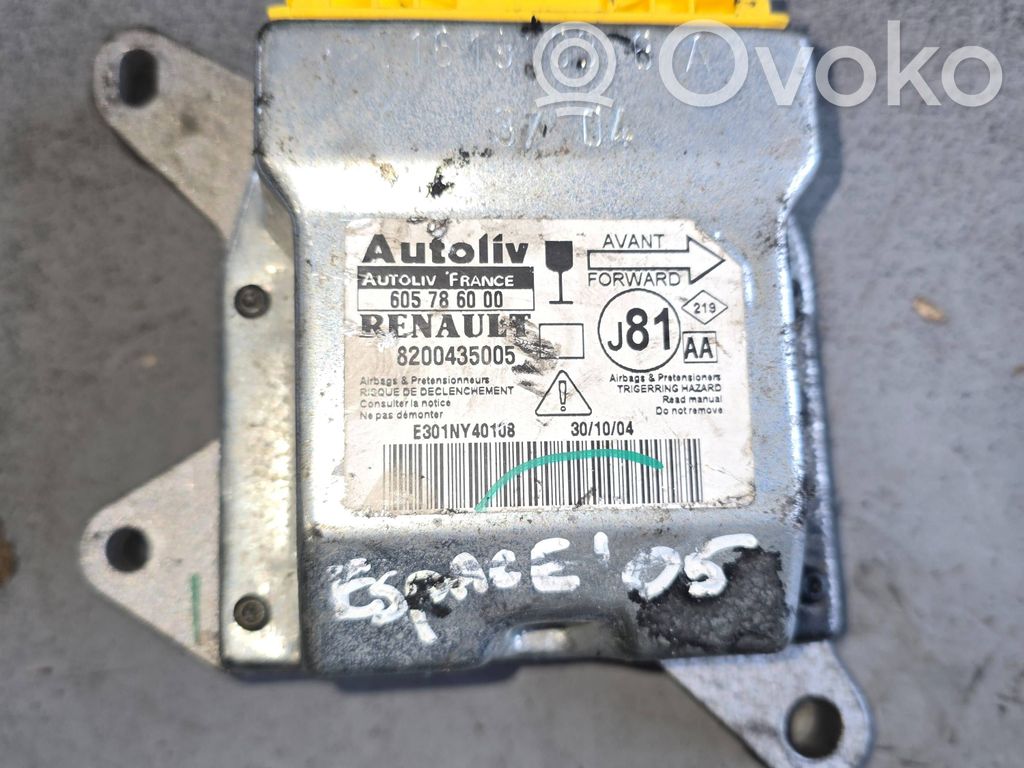 Renault Espace -  Grand espace IV Airbag control unit/module 