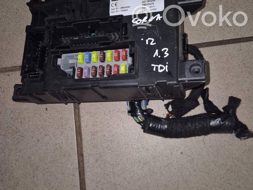 Opel Corsa D Boîte à fusibles 