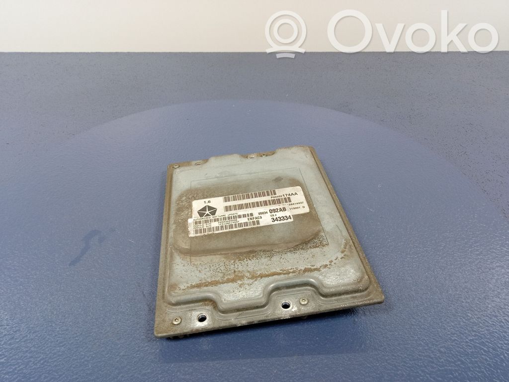 Engine control unit/module ECU   05033174AA,05033174AA