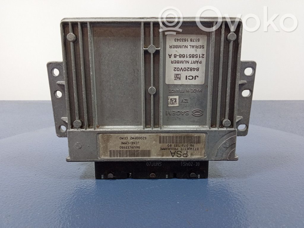 Engine control unit/module ECU   9657018580,9657018580