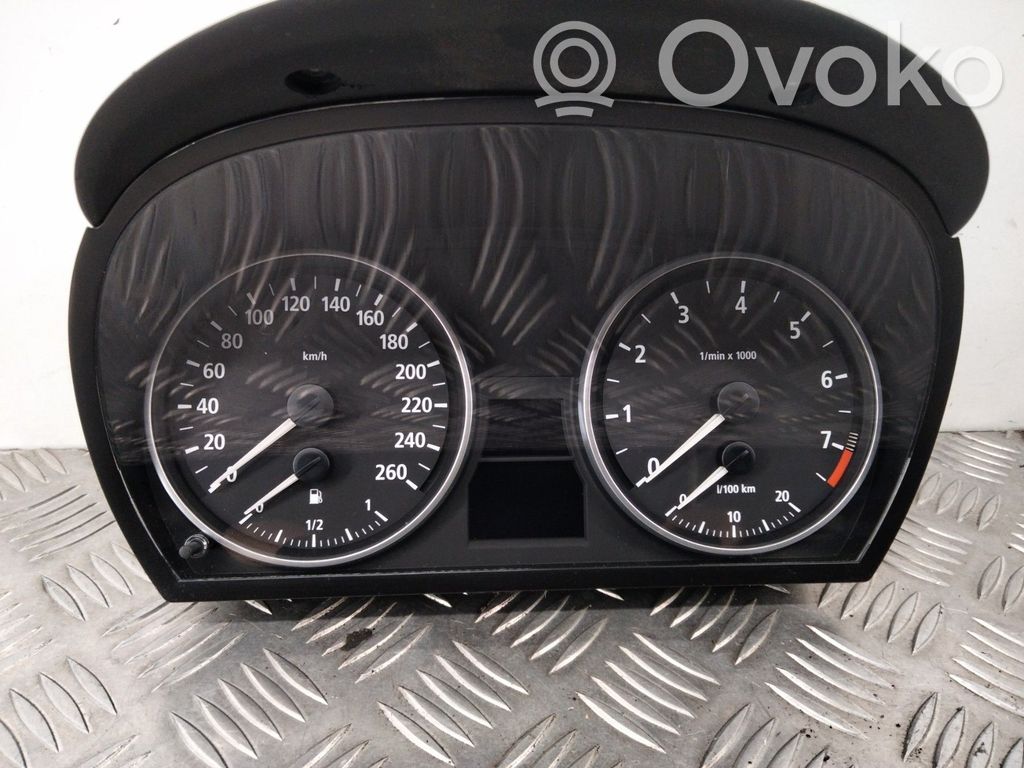 BMW 3 E90 E91 Velocímetro (tablero de instrumentos) 