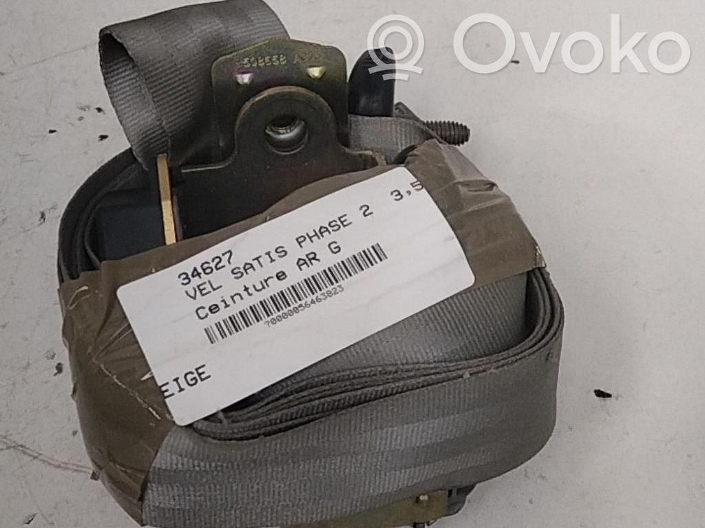 Renault Vel Satis Cinturón trasero 