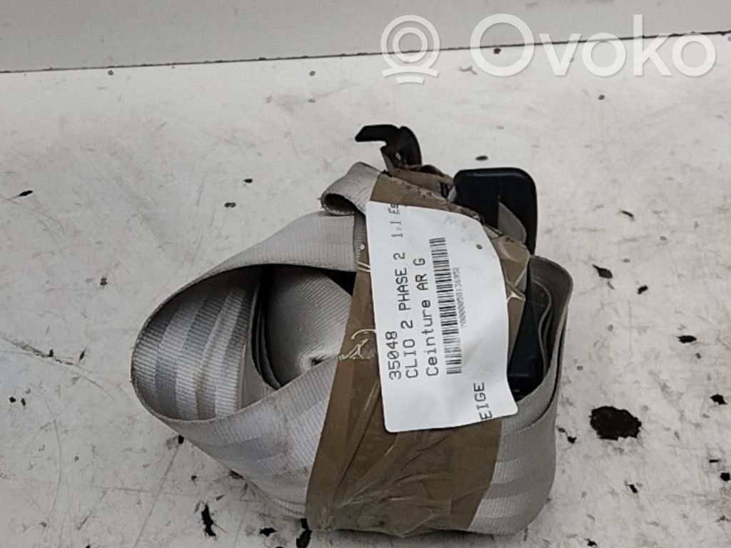 Renault Clio II Pas bezpieczeństwa fotela tylnego 