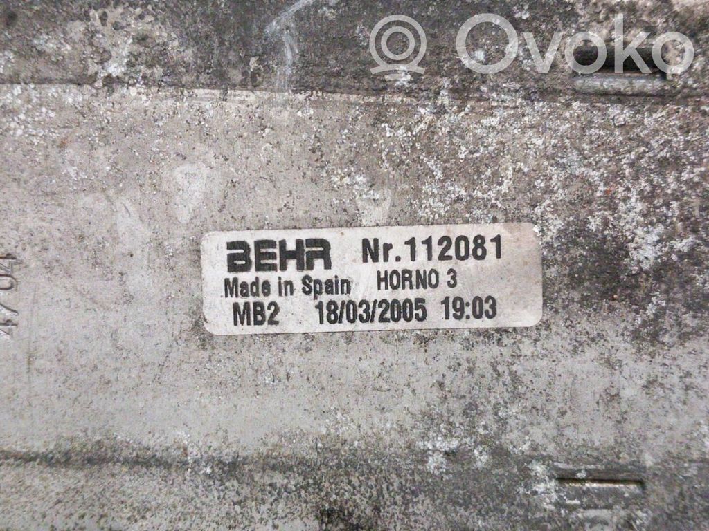 Peugeot 206 CC Intercooler radiator 