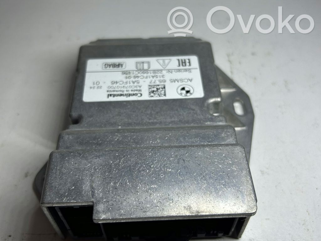 BMW 2 F44 Unitate/modul de comandă airbaguri 