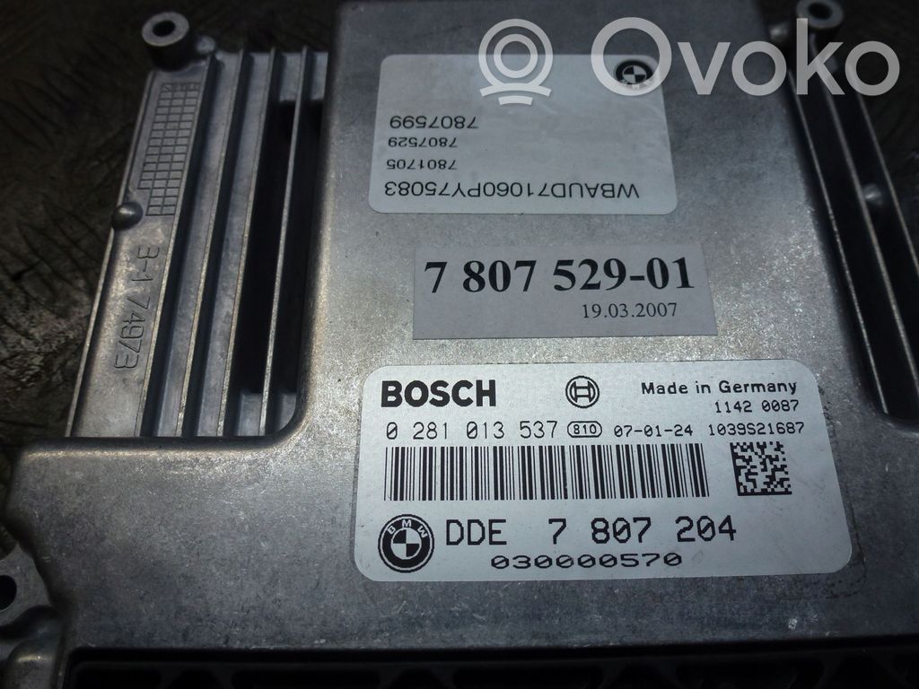 BMW 1 E81 E87 Engine control unit/module 