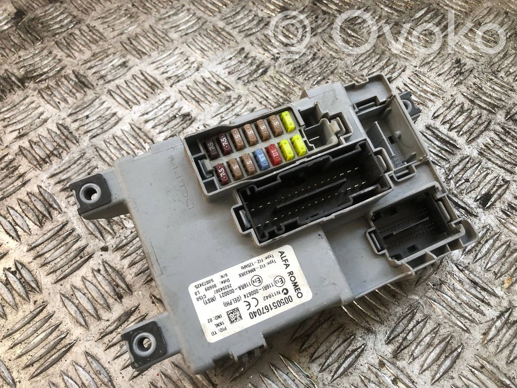 Alfa Romeo Mito Fuse box set 