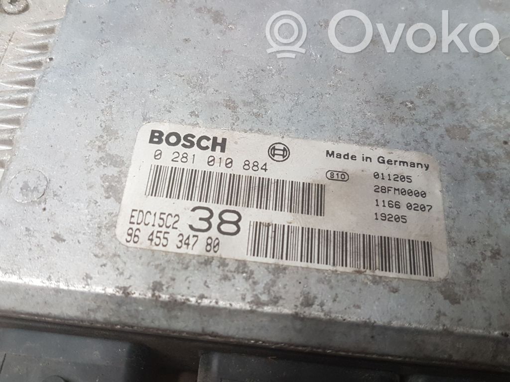 Fiat Scudo Engine ECU kit and lock set 