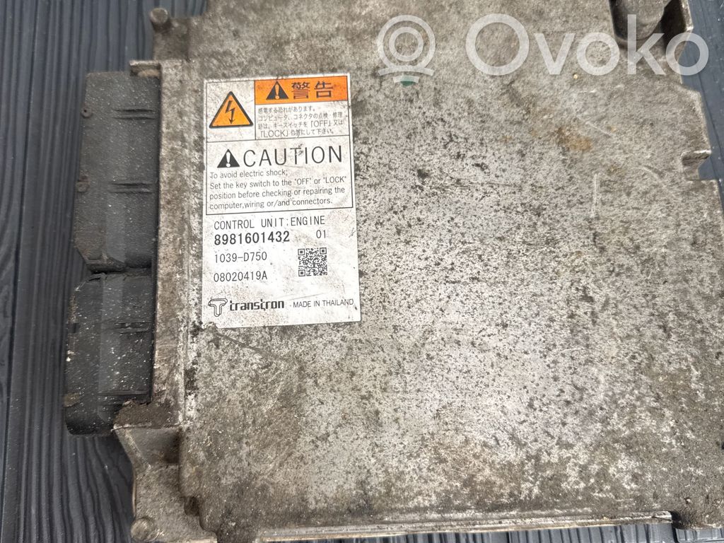 Engine control unit/module   1039D750,8981601432