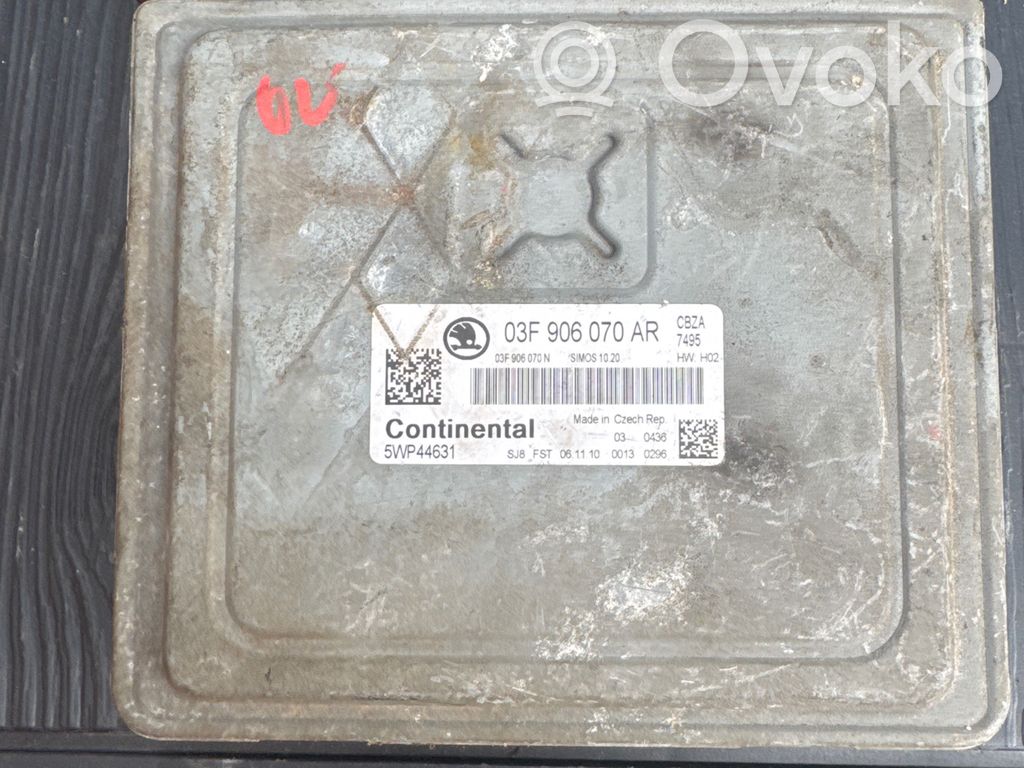 Skoda Roomster (5J) Engine control unit/module 