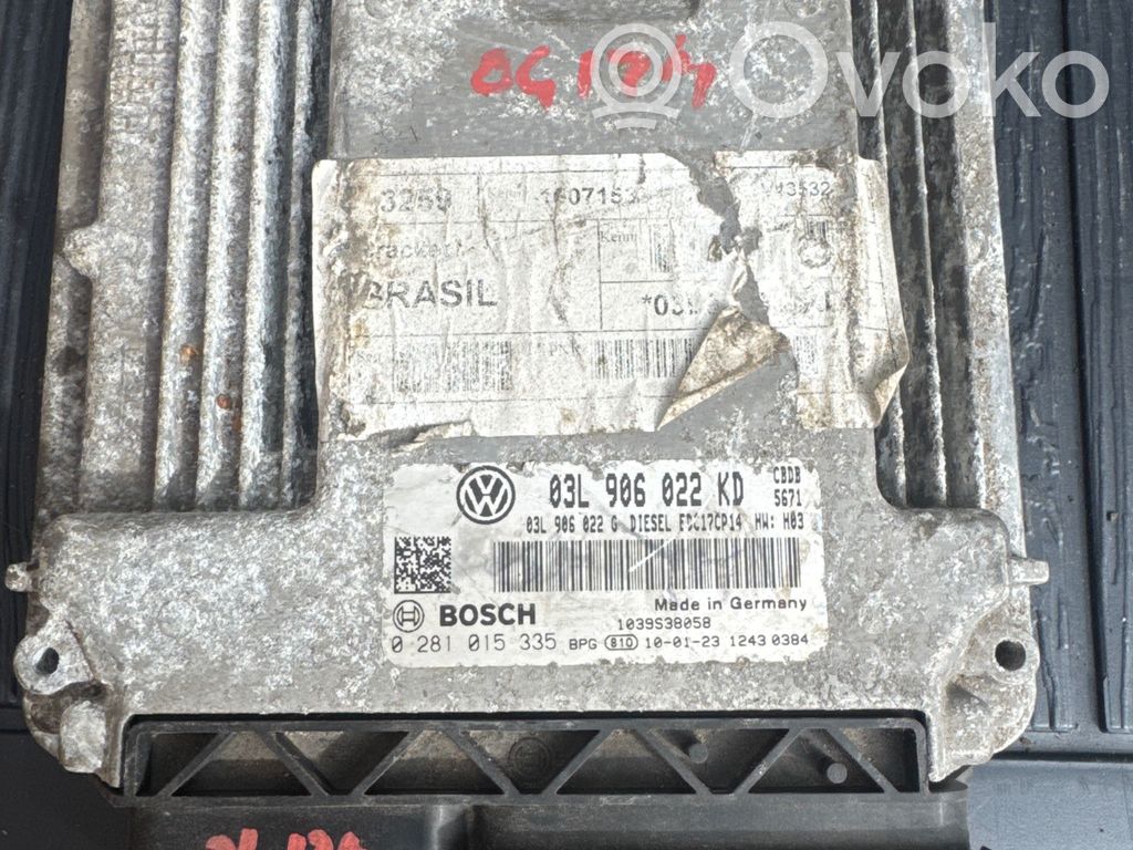 Volkswagen Scirocco Engine control unit/module 