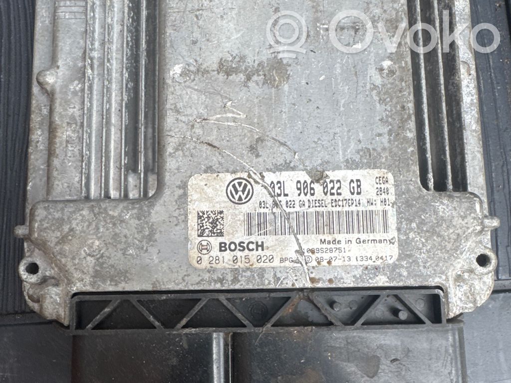 Engine control unit/module   03L906022GB,03L906022G,0281015020