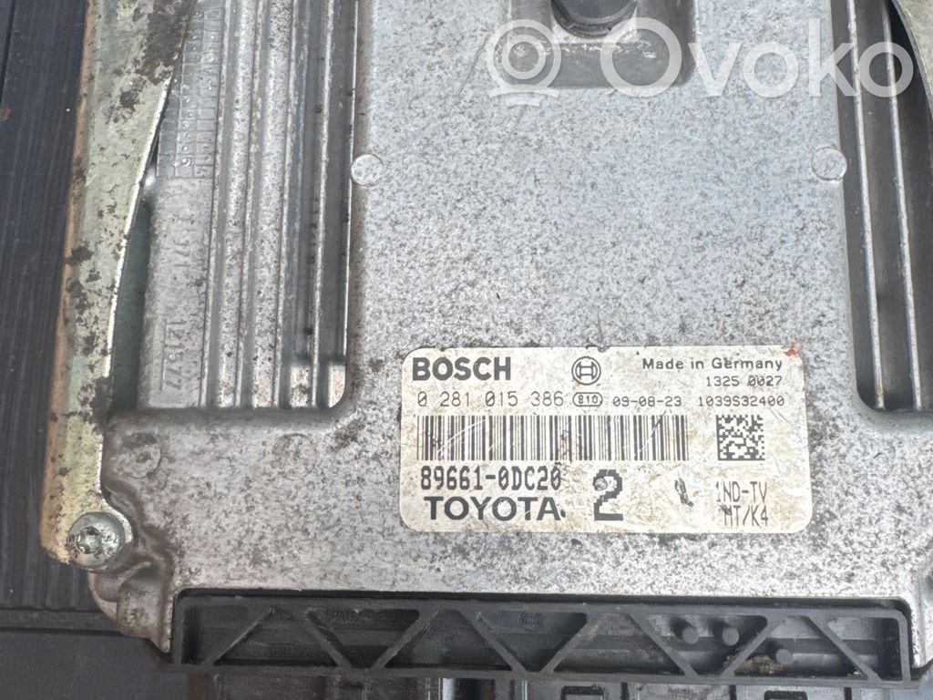 Toyota Yaris Engine control unit/module 
