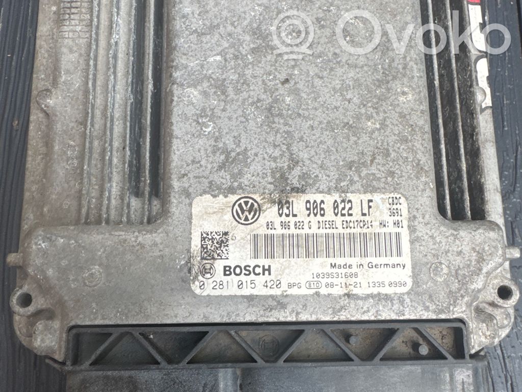 Volkswagen Golf VI Engine control unit/module 