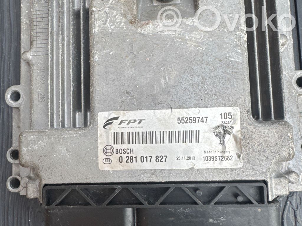 Engine control unit/module   55259747,1039S72682,0281017827