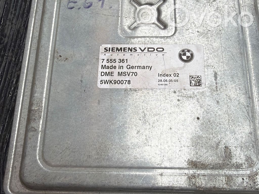 BMW 3 E90 E91 Engine control unit/module 