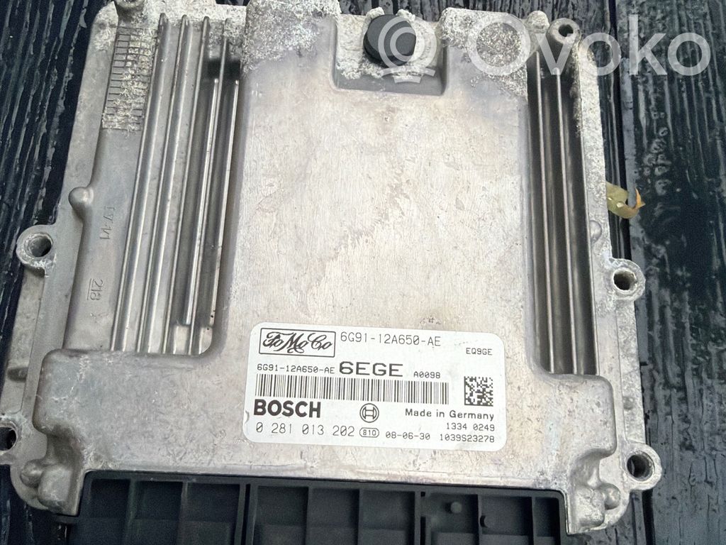 Engine control unit/module   6G9112A650AE,0281013202