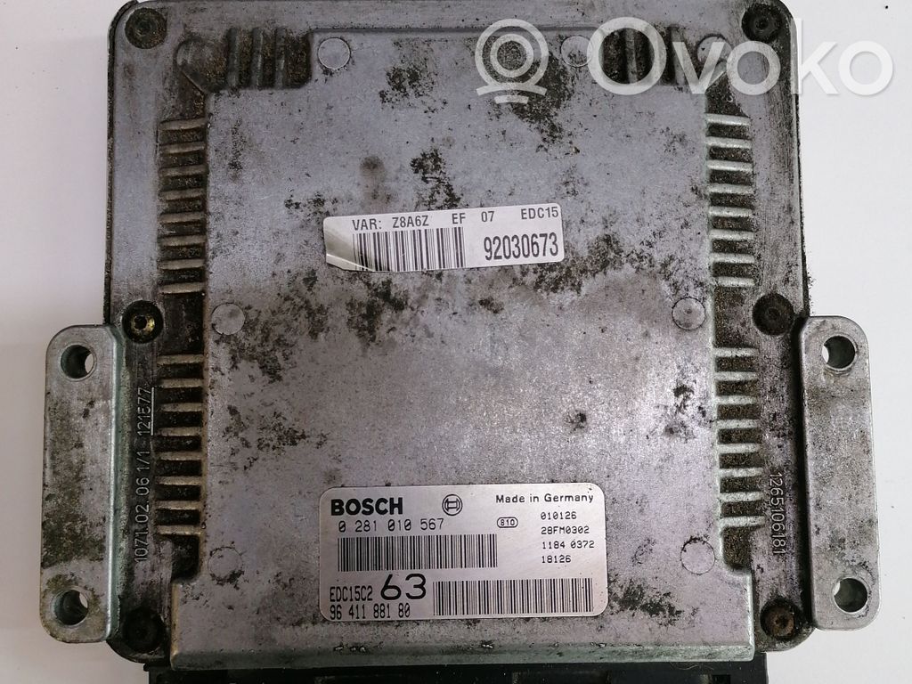 Peugeot 607 Engine control unit/module 